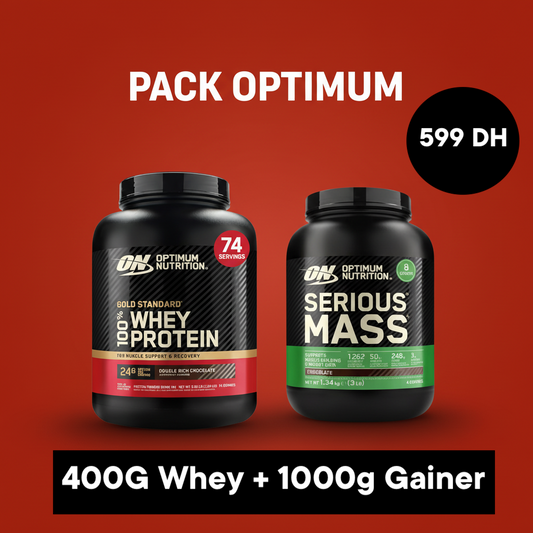 Pack Optimum - 400G Whey + 1000g Gainer